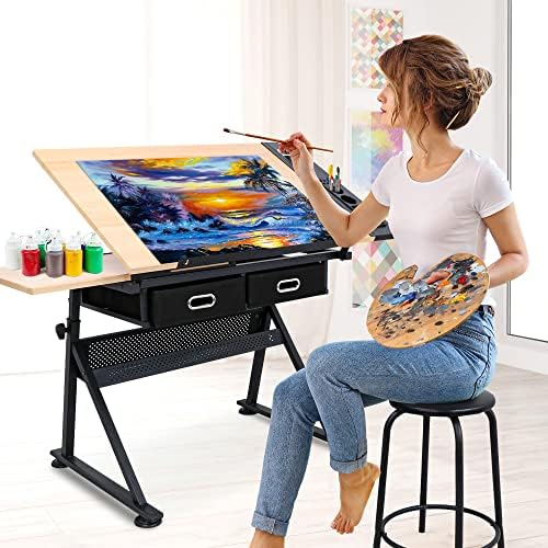 Adjustable Height Drafting Des - đánh giá và giá Art & Craft Toys For Kids