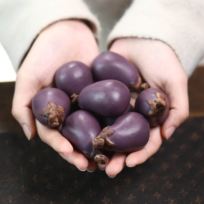 Purple Sand Eggplant Tea Pet H - đánh giá và giá Art And Craft Vegetable