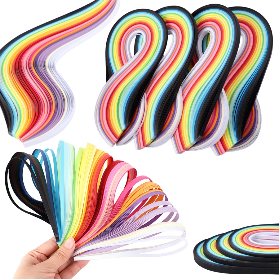 260pcs Rainbow Color Paper Qui - đánh giá và giá Quilling Paper Strips