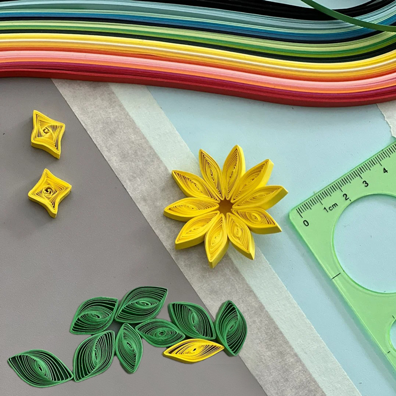 260pcs Rainbow Color Paper Qui - đánh giá và giá Quilling Paper Strips
