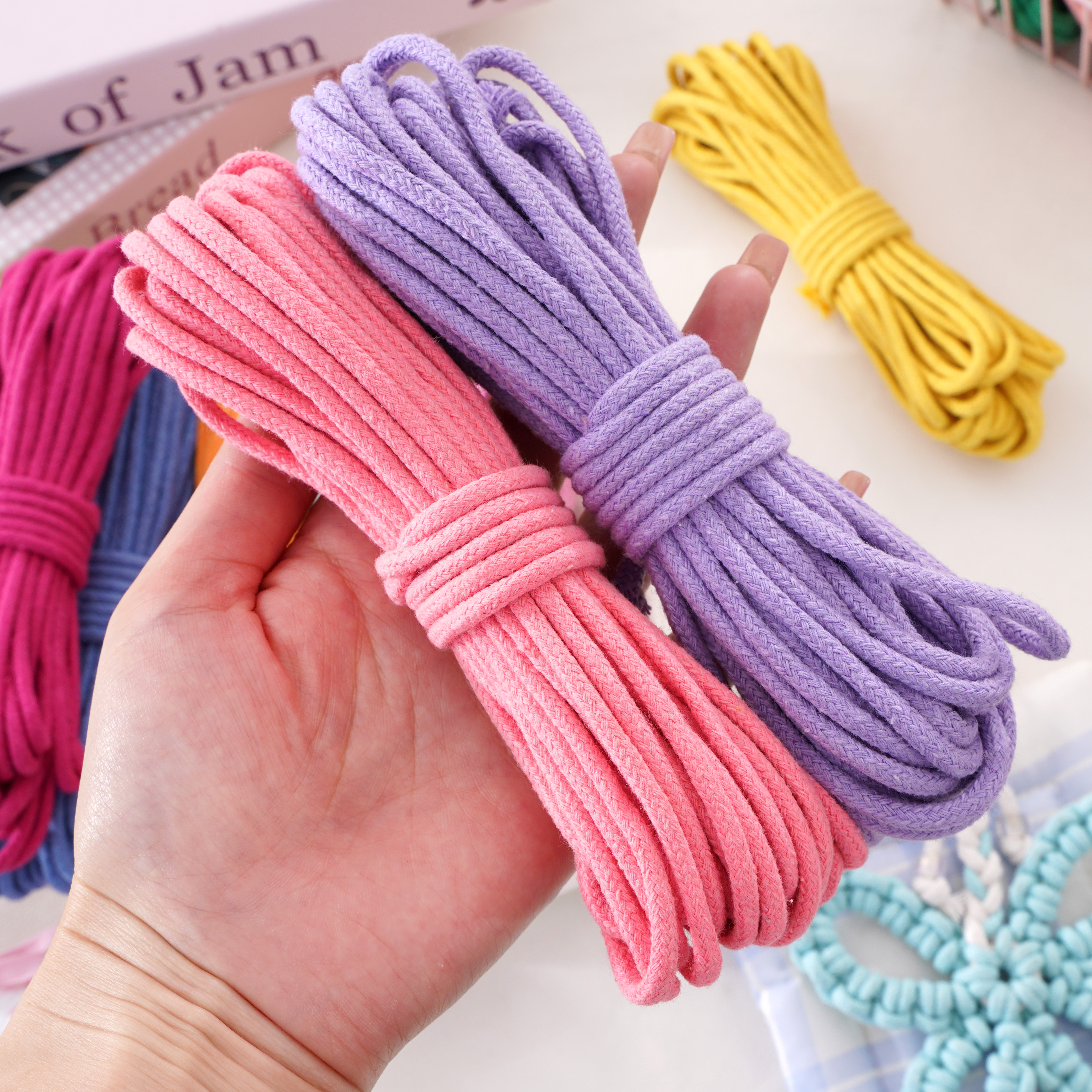 10Meters/Lot 3mm Colorful Brai - đánh giá và giá Macrame Cord Cotton