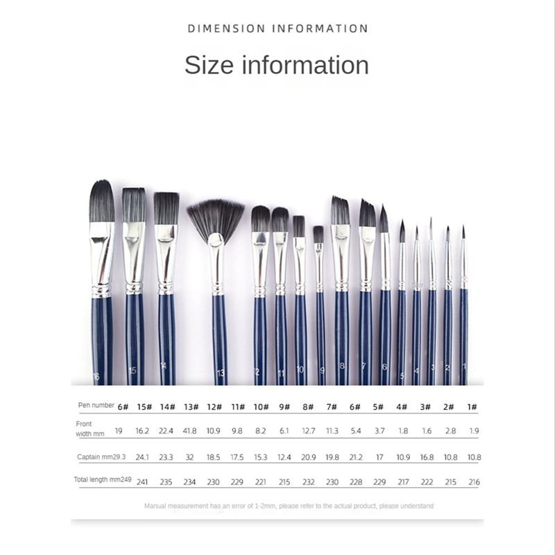 Carefree- Paint Brush Set,Arti - đánh giá và giá Craft And Art Difference