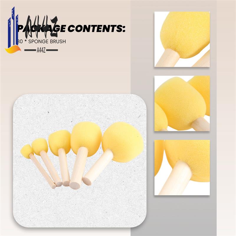 A44Z-Pack Of 30 Round Foam Spo - đánh giá và giá Craft And Art Difference