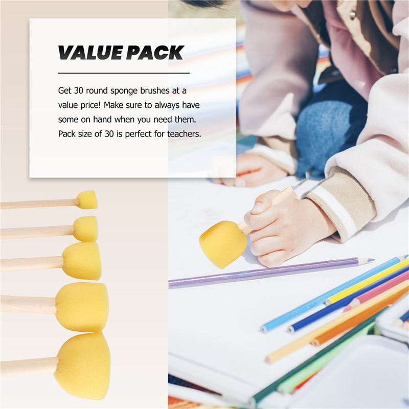 A44Z-Pack Of 30 Round Foam Spo - đánh giá và giá Craft And Art Difference