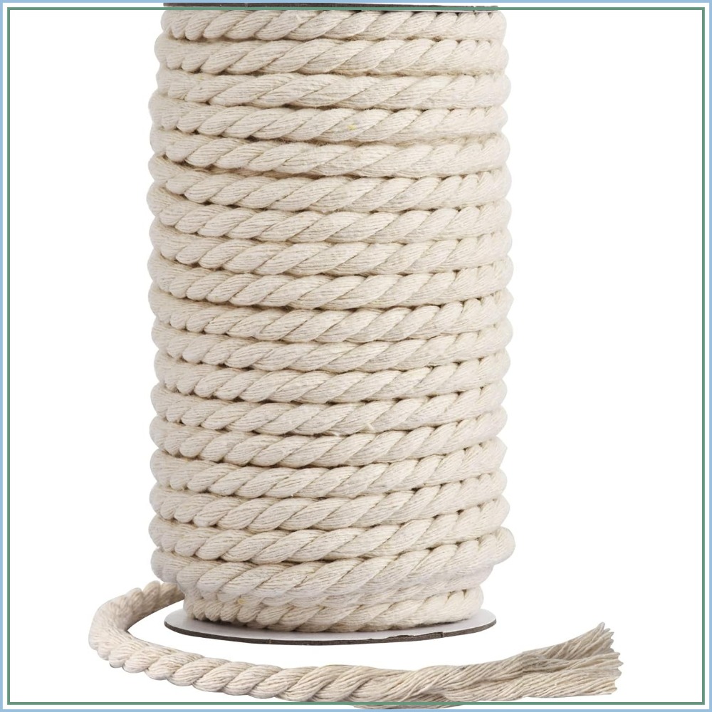 8mm x 20 Yards Natural Unbleac - đánh giá và giá Macrame Cord Cotton