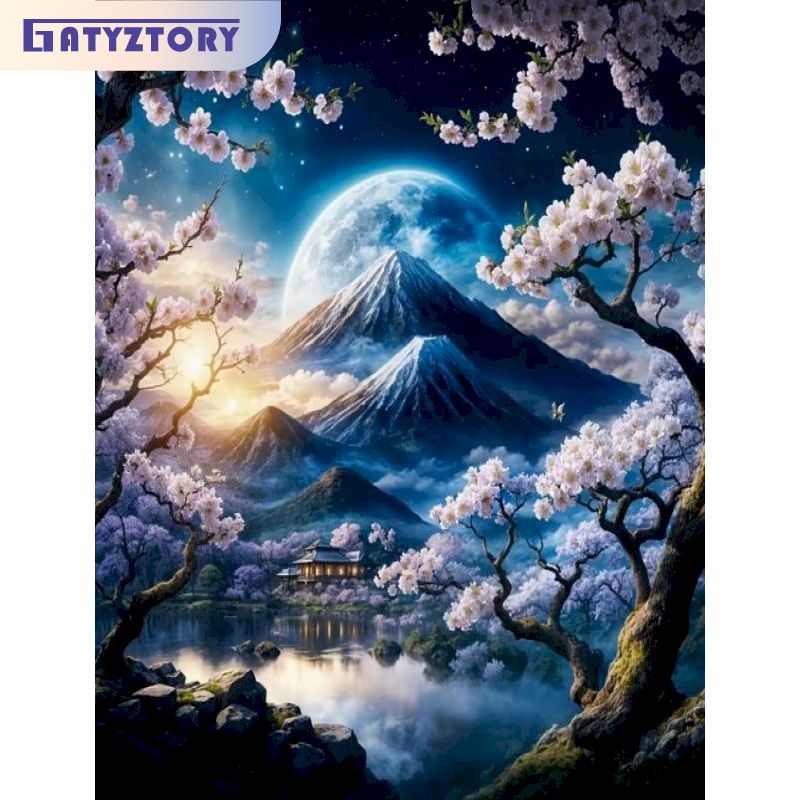 GATYZTORY 5d Diamond Painting  - đánh giá và giá Art Craft Night