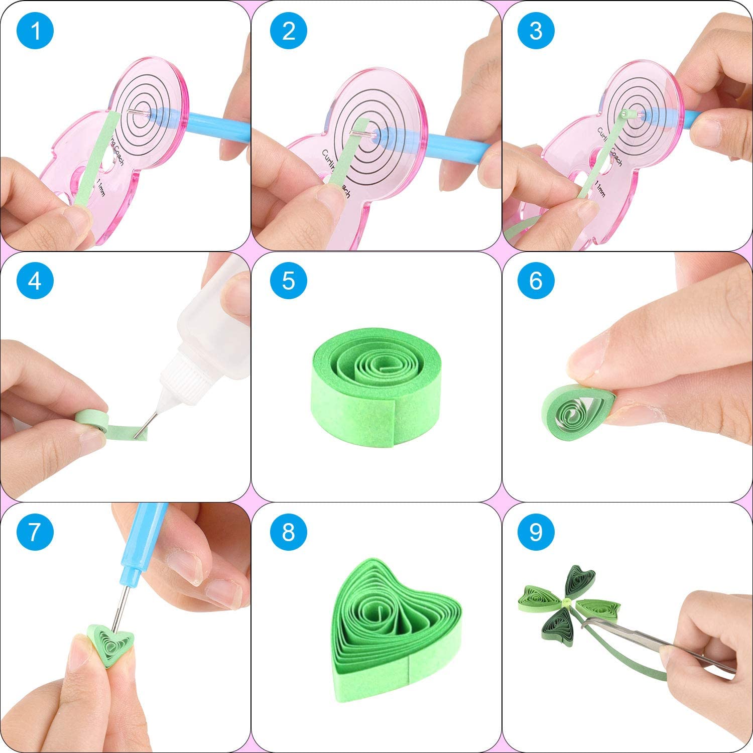 Paper Quilling Set 18 Kinds To - đánh giá và giá Quilling Paper Strips