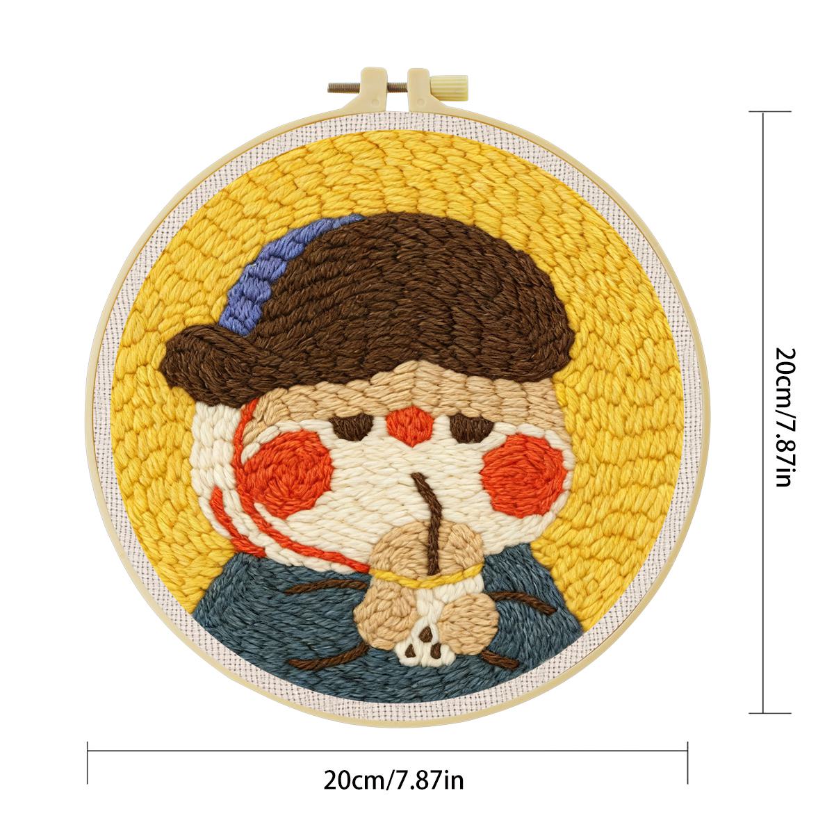 20X20CM/7.87inch Animals punch - đánh giá và giá Punch Needle Kit