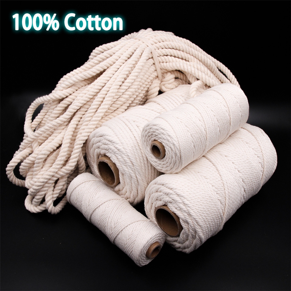 1mm-10mm 100% Cotton Macrame C - đánh giá và giá Macrame Cord Cotton