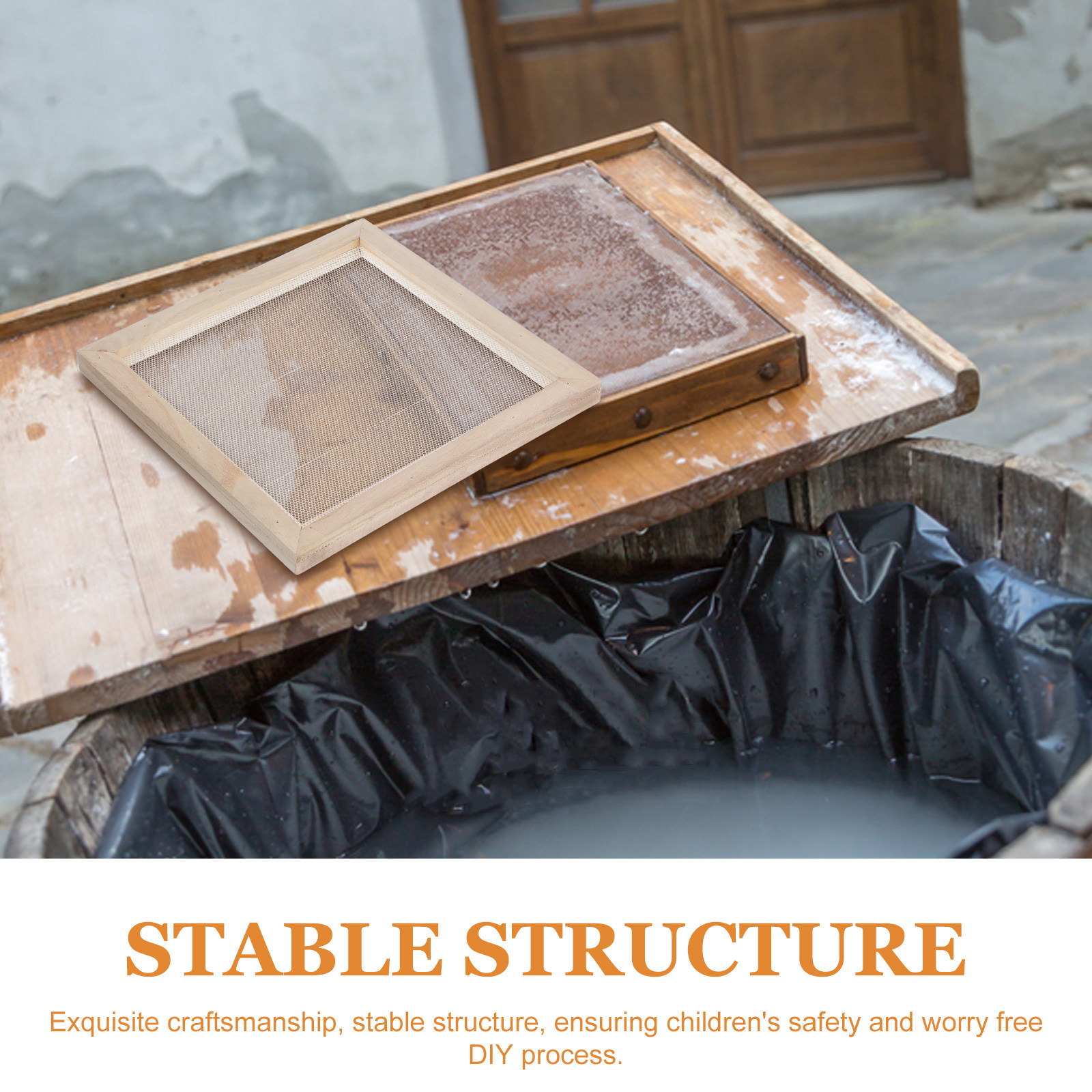 3Pcs Wooden Paper Making Frame - đánh giá và giá Craft And Art Difference
