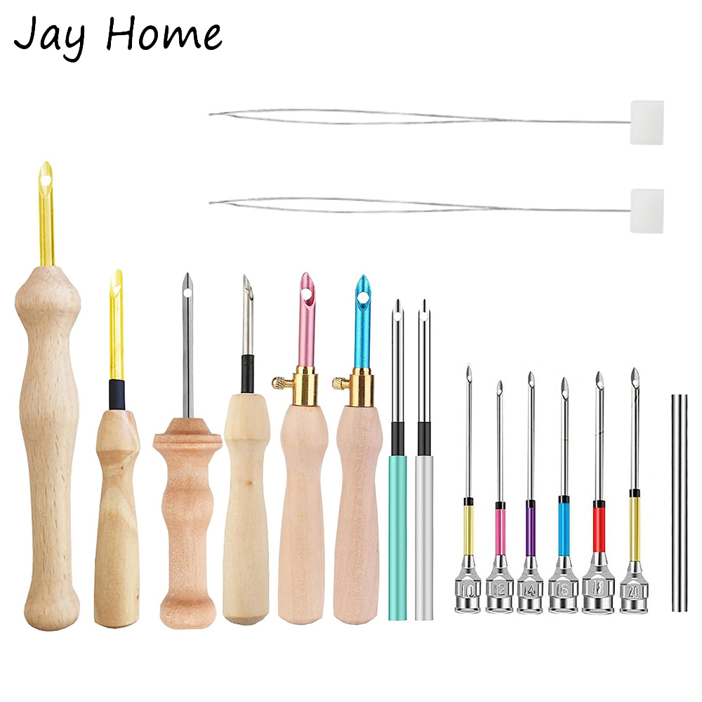 Punch Needle Kit Wooden Embroi - đánh giá và giá Punch Needle Kit