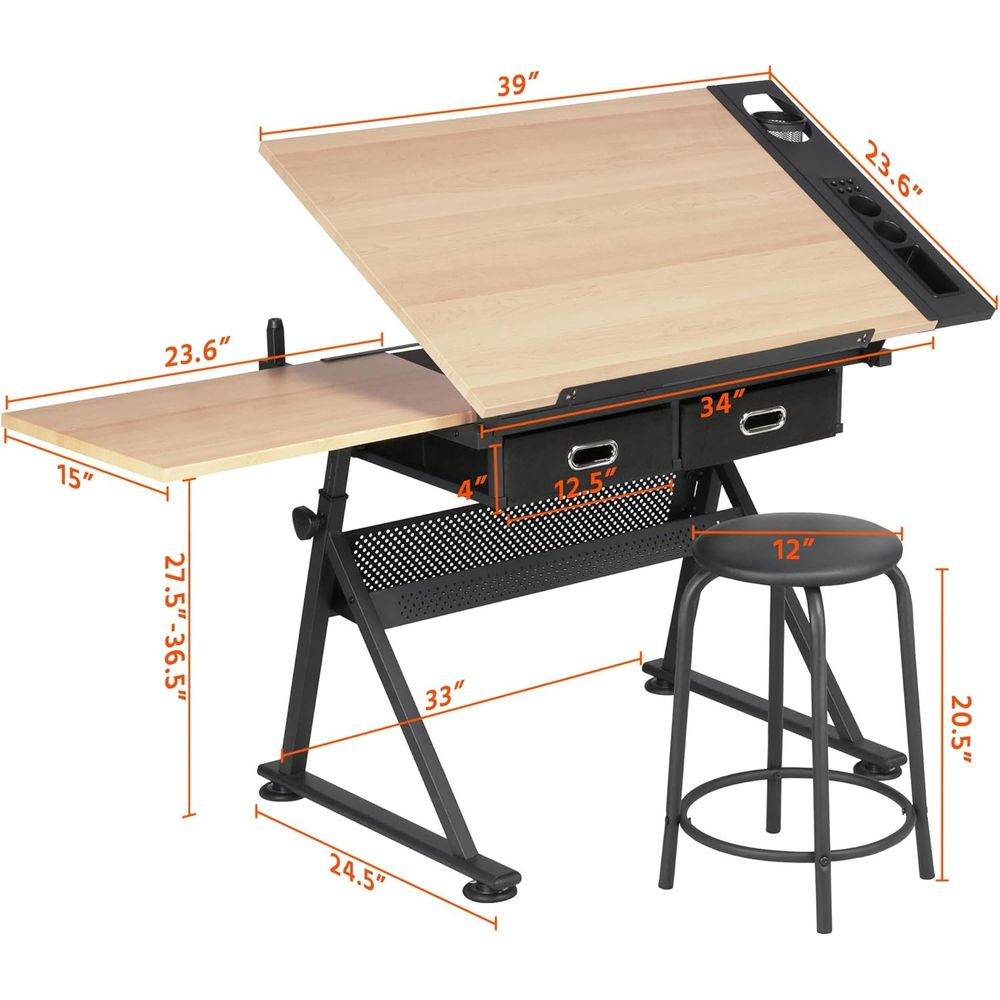 Height Adjustable Drating Tabl - đánh giá và giá Art & Craft Toys For Kids