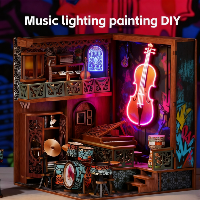 Musical Notes Light Box DIY, 3 - đánh giá và giá Art Craft Night