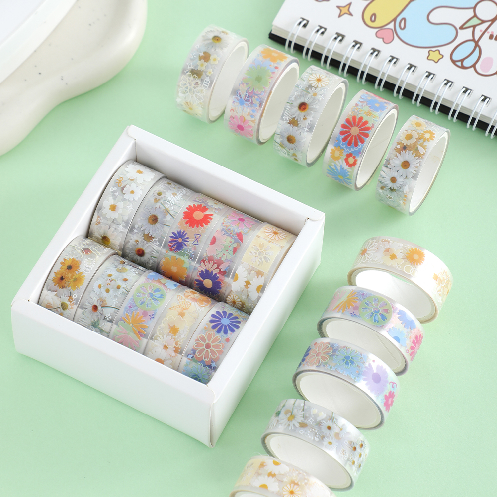 10 Rolls Daisy PET Masking Tap - đánh giá và giá Art Craft Kits
