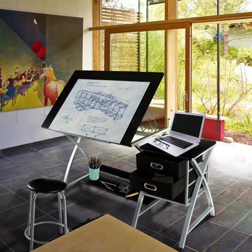 Drafting Desk, Drawing Table f - đánh giá và giá Art & Craft Toys For Kids