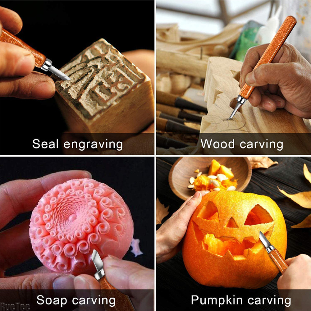 12Pcs SK2 Woodworking Carving  - đánh giá và giá Art Craft Bag