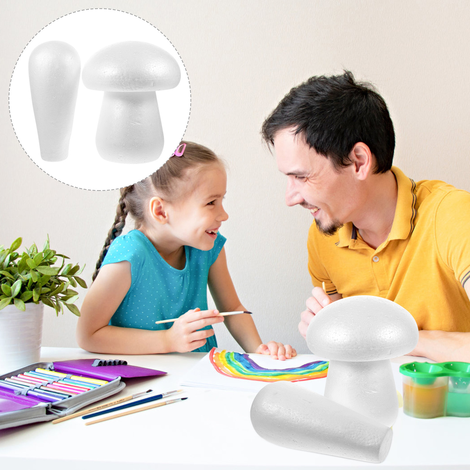 2Pcs DIY Foam Vegetable Shape  - đánh giá và giá Art And Craft Vegetable